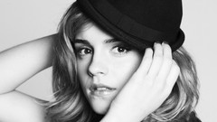 Woman monochrome Actress emma watson