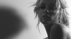 Woman monochrome amber heard