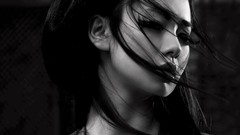 Woman monochrome asians oriental