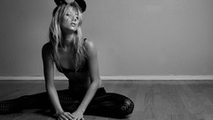 Woman monochrome blondes