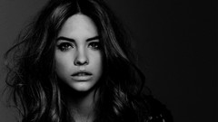 Woman monochrome blue eyes brunettes models barbara palvin
