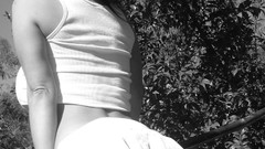 Woman monochrome brunettes models denise milani greyscale huge 