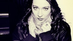 Woman monochrome brunettes singers Regina Spektor
