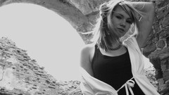 Woman monochrome cities MFC LovelyKittie