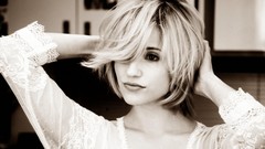Woman monochrome dianna agron