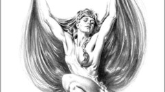 Woman monochrome drawings Boris