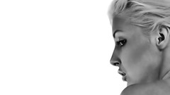 Woman monochrome faces