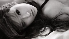 Woman monochrome faces greyscale