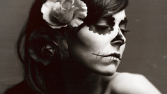 Woman monochrome faces Kelsey