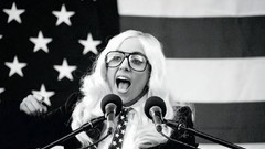 Woman monochrome fashion lady gaga magazines