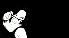 Woman monochrome girls with