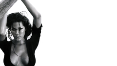 Woman monochrome greyscale