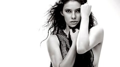 Woman monochrome greyscale