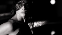 Woman monochrome greyscale