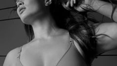 Woman monochrome greyscale