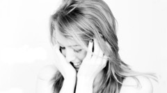 Woman monochrome greyscale portraits