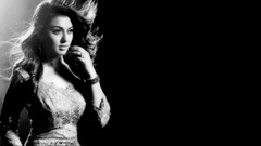 Woman monochrome indian photo shoot indian girls Tollywood 