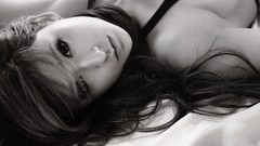 Woman monochrome Leah Dizon