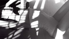 Woman monochrome legs