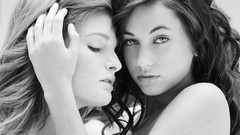 Woman monochrome lesbians Georgia Jones Faye Reagan