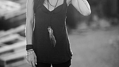 Woman monochrome Lights Valerie Poxleitner