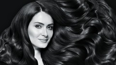 Woman monochrome long hair brunettes models