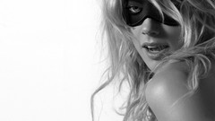 Woman monochrome masks amber heard