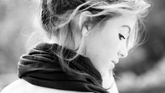 Woman monochrome models