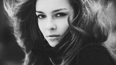 Woman monochrome models