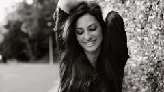 Woman monochrome models