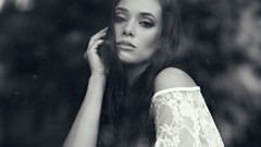 Woman monochrome models