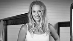 Woman monochrome models