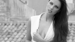 Woman monochrome models