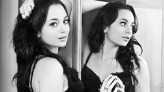 Woman monochrome models