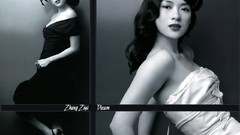 Woman monochrome models