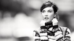 Woman monochrome models grayscale Jacquelyn Jablonski