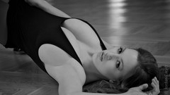 Woman monochrome models greyscale huge boobs Jordan Carver