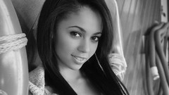 Woman monochrome models Vanessa Morgan