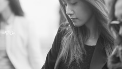 Woman monochrome outdoors asians models Im YoonA Girls 