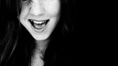 Woman monochrome pale