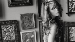 Woman monochrome petra nemcova