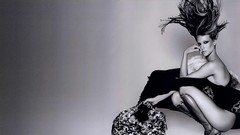 Woman monochrome rosie huntington-whiteley