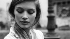 Woman monochrome school