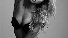 Woman monochrome Simple Background