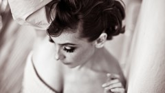 Woman monochrome vica kerekes redheads