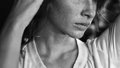 Woman monochrome vica kerekes redheads