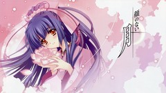 Woman moonlight kimono kao no nai tsuki carnelian kuraki suzuna 