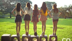 Woman morning dress Parks legs outdoors asians skirts brunettes 