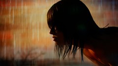 Woman morning Profile