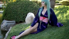 Woman morrigan cosplay Jessica Nigri